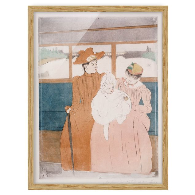 Bilder für die Wand Mary Cassatt - Im Omnibus