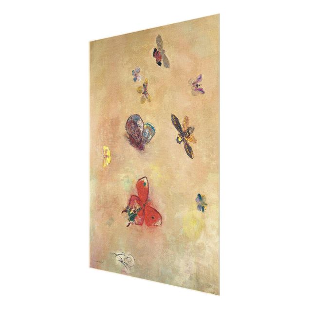 Wandbilder Odilon Redon - Bunte Schmetterlinge