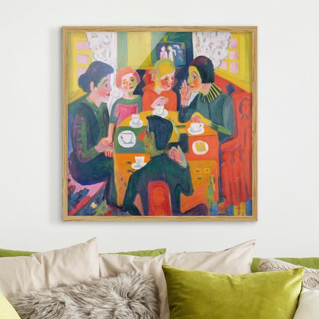 Expressionismus Bilder Ernst Ludwig Kirchner - Kaffeetisch