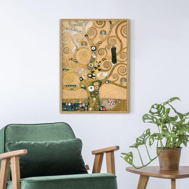 Landschaftsbilder mit Rahmen Gustav Klimt - Der Lebensbaum