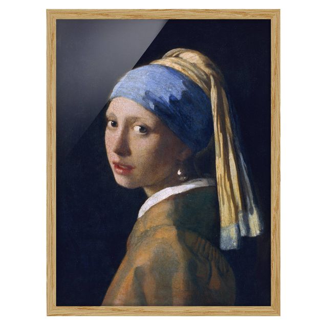 Wandbilder Jan Vermeer van Delft - Das Mädchen mit dem Perlenohrgehänge