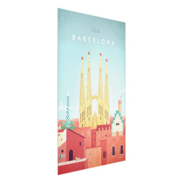 Wandbilder Reiseposter - Barcelona