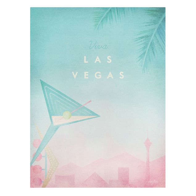 Henry Rivers Bilder Reiseposter - Viva Las Vegas