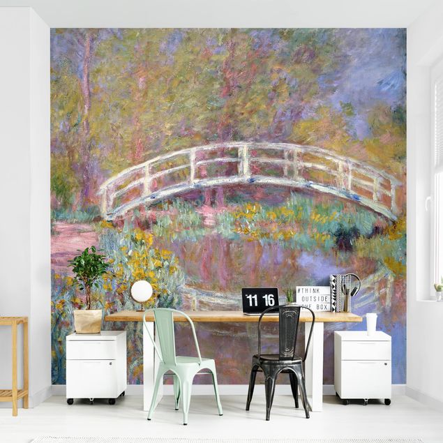 Moderne Tapeten Claude Monet - Brücke Monets Garten