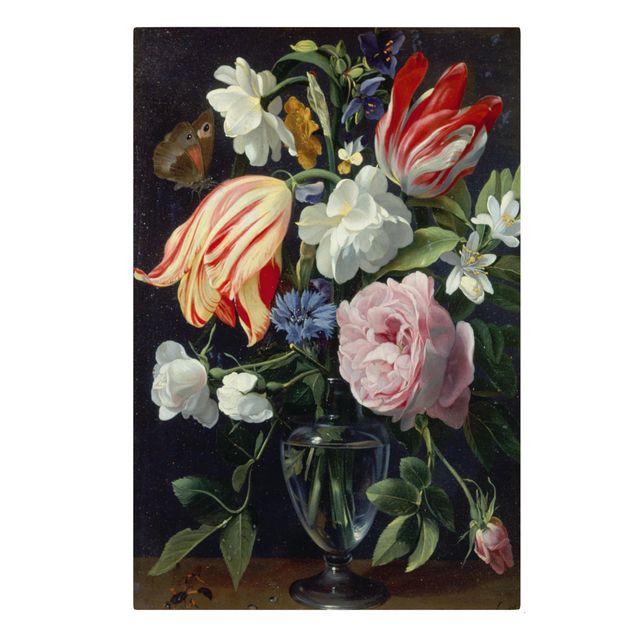 Stillleben Leinwand Daniel Seghers - Vase mit Blumen