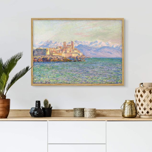 Natur Bilder mit Rahmen Claude Monet - Antibes-Le Fort