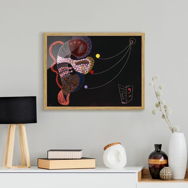 Bild mit Rahmen Wassily Kandinsky Wassily Kandinsky - Großes und Winziges
