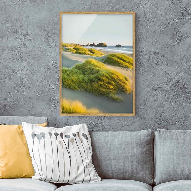 Bilder für die Wand Dünen und Gräser am Meer
