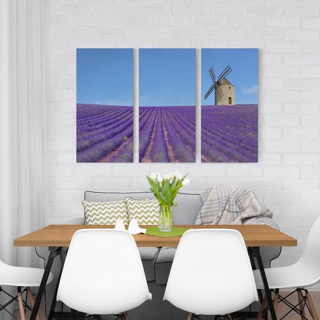 Wandbilder Wohnzimmer modern Lavendelduft in der Provence