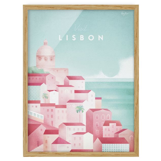 Schöne Wandbilder Reiseposter - Lissabon