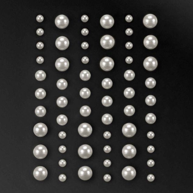 60 x Strasssteine Set - Perlen Mittel