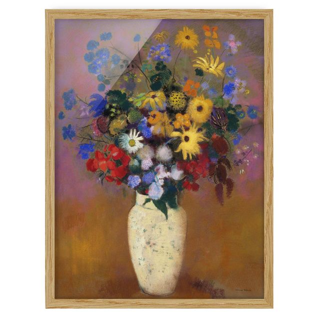 Wandbilder Odilon Redon - Blumen in einer Vase