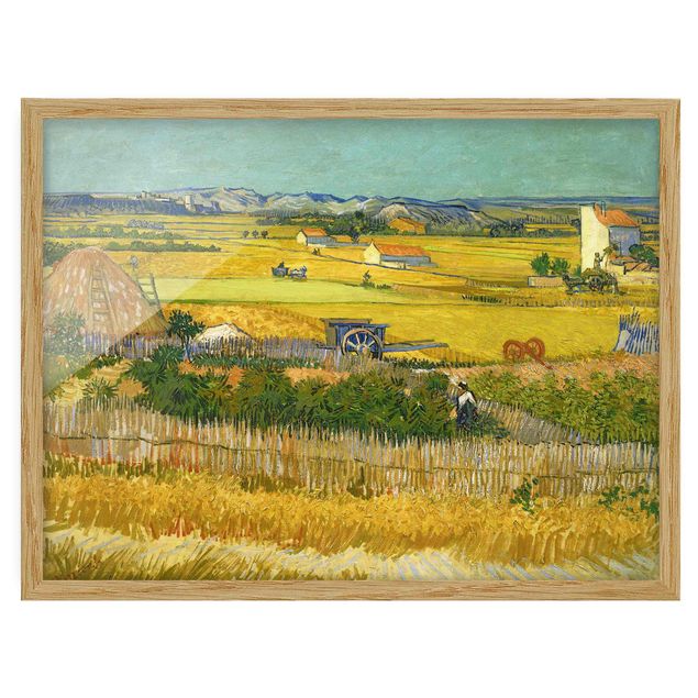Landschaftsbilder mit Rahmen Vincent van Gogh - Die Ernte