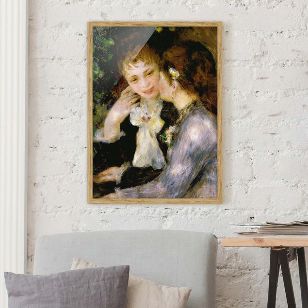 Gerahmte Kunstdrucke Auguste Renoir - Bekenntnisse