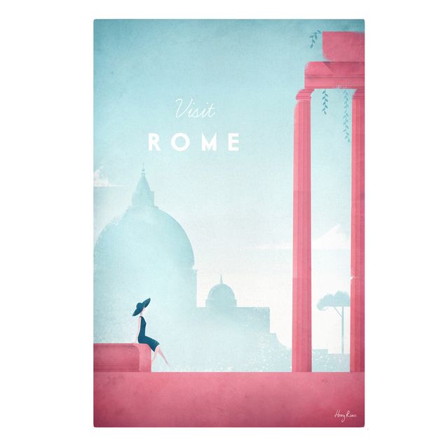 Wandbilder Skyline Reiseposter - Rom
