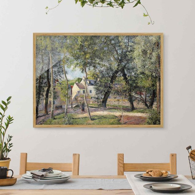 Kunstdrucke Impressionismus Camille Pissarro - Landschaft bei Osny
