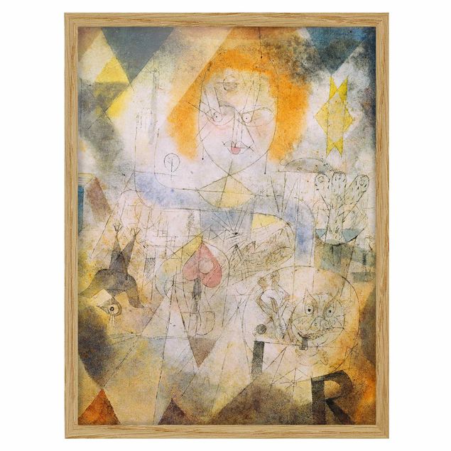 Wandbilder abstrakt Paul Klee - Irma Rossa