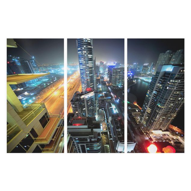 Schöne Leinwandbilder Dubai Lights