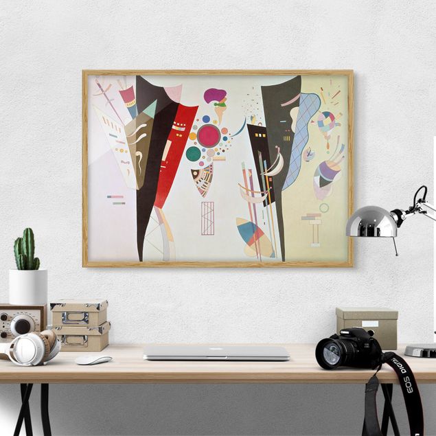 Gerahmtes Bild Wassily Kandinsky Wassily Kandinsky - Wechselseitiger Gleichklang