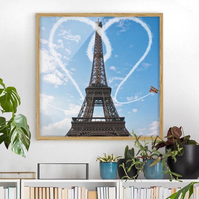 Wandbilder mit Rahmen Paris - City of Love
