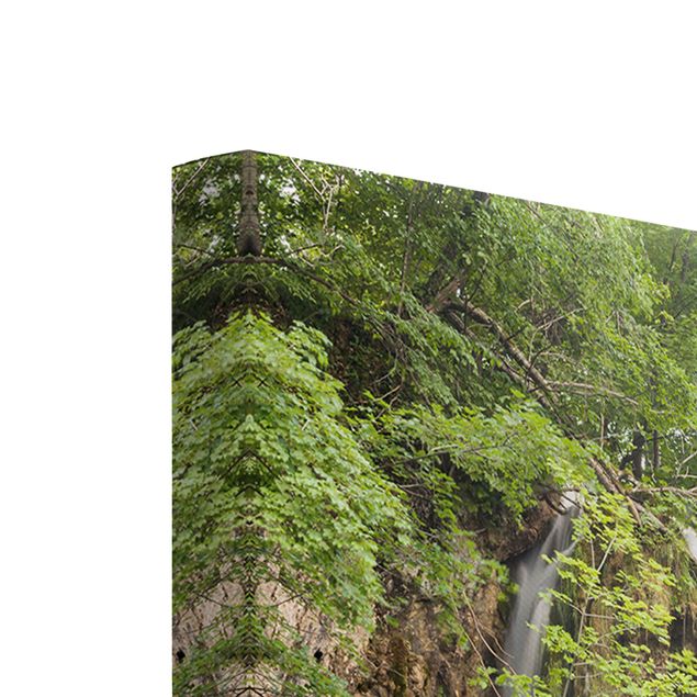 Bilder auf Leinwand Wasserfall Plitvicer Seen