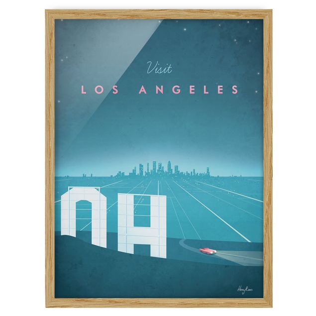 Schöne Wandbilder Reiseposter - Los Angeles