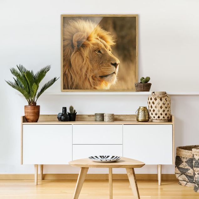Schöne Wandbilder Löwenkönig