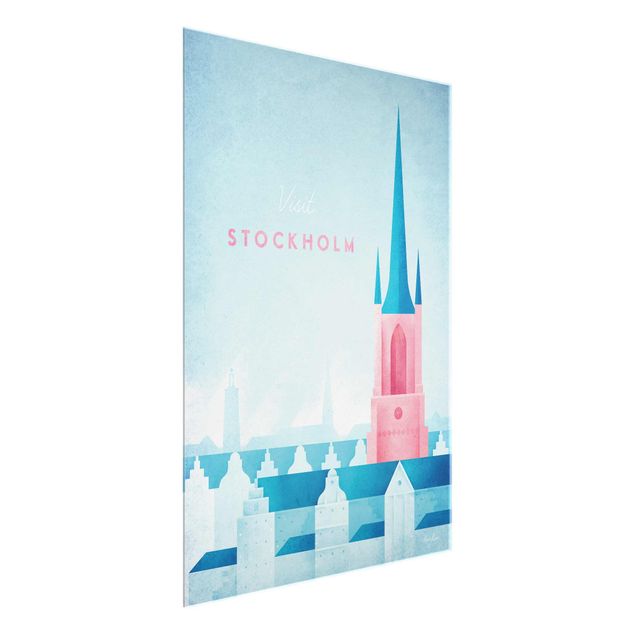 Bilder für die Wand Reiseposter - Stockholm