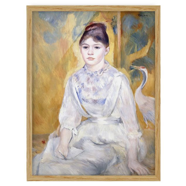 Wandbilder Auguste Renoir - Junges Mädchen mit Schwan