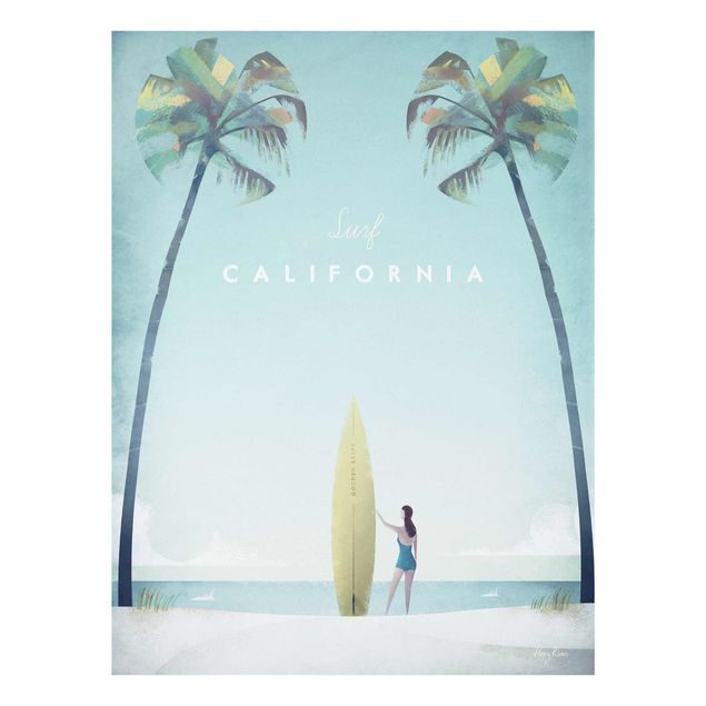 Schöne Wandbilder Reiseposter - California