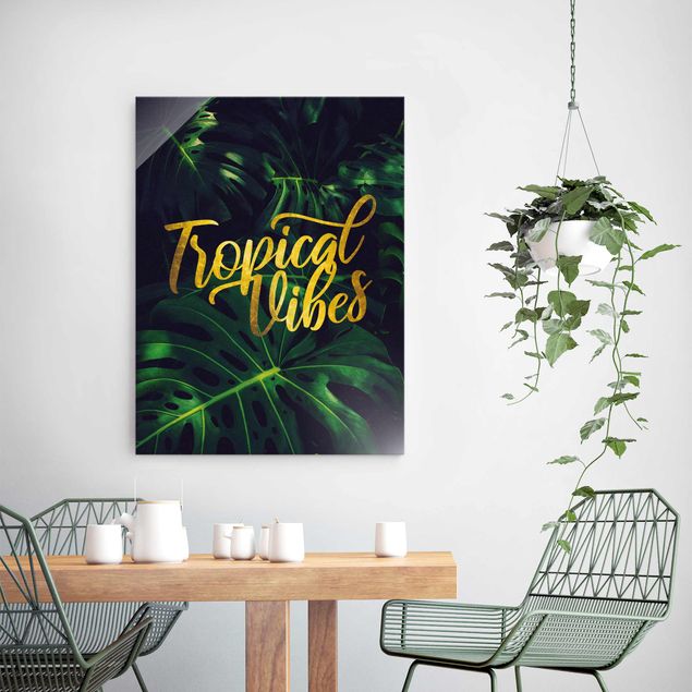 Glasbilder XXL Dschungel - Tropical Vibes