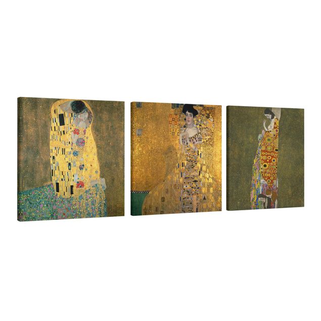 Leinwandbilder Wohnzimmer modern Gustav Klimt - Portraits