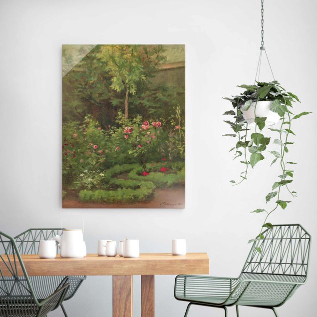 Kunstdrucke Romantik Camille Pissarro - Ein Rosengarten