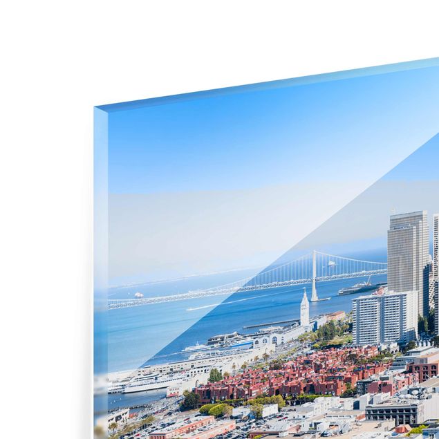Glasbild - San Francisco Skyline - Panorama