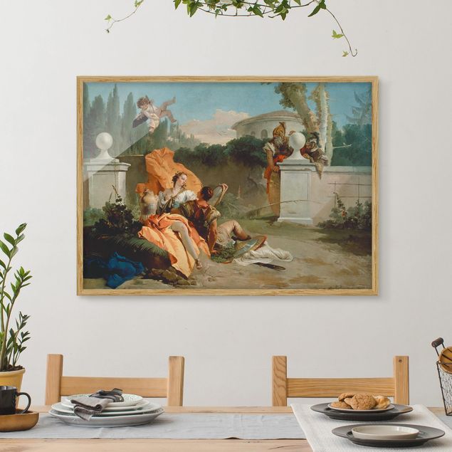 Barock Bilder Giovanni Battista Tiepolo - Rinaldo und Armida