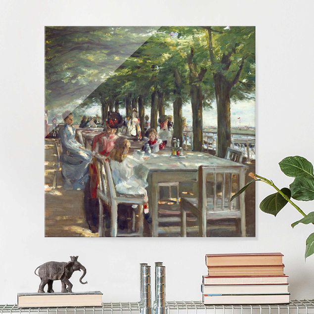 Kunstdrucke Max Liebermann - Terrasse des Restaurants Jacob