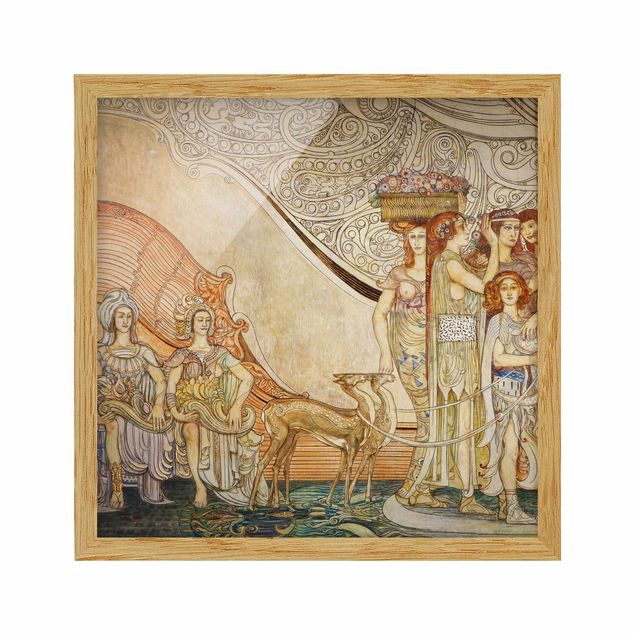 Wandbilder Galileo Chini - Dekoration der Terme Berzieri Detail 5