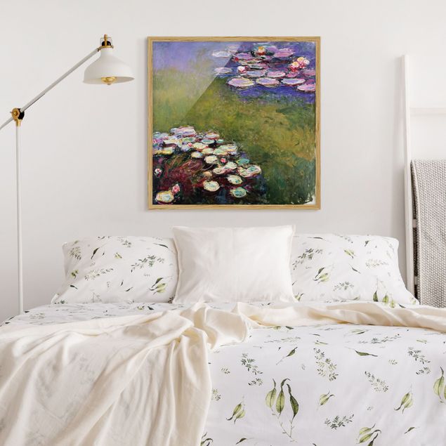 Landschaftsbilder mit Rahmen Claude Monet - Seerosen