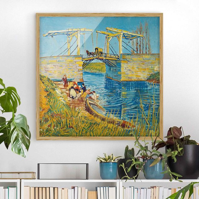 Bilder Impressionismus Vincent van Gogh - Zugbrücke in Arles