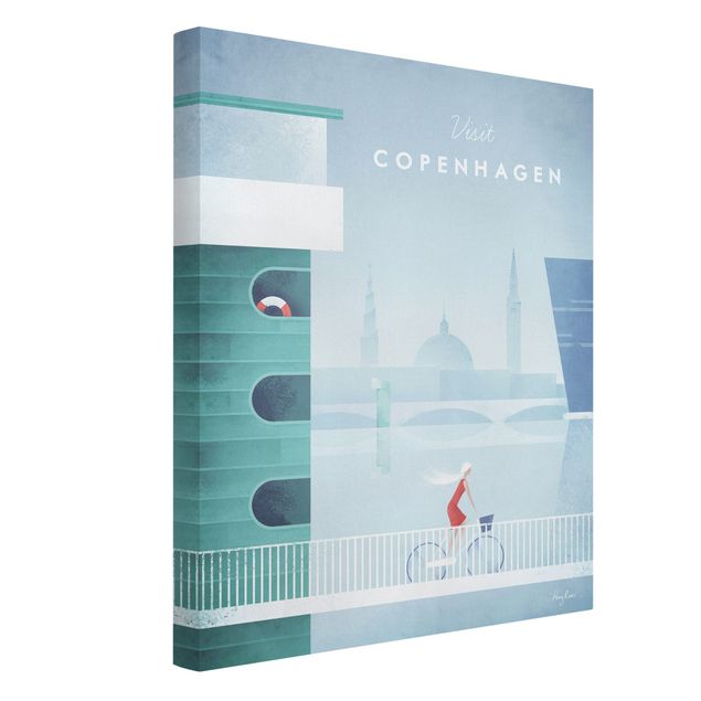 Wandbilder Skyline Reiseposter - Kopenhagen