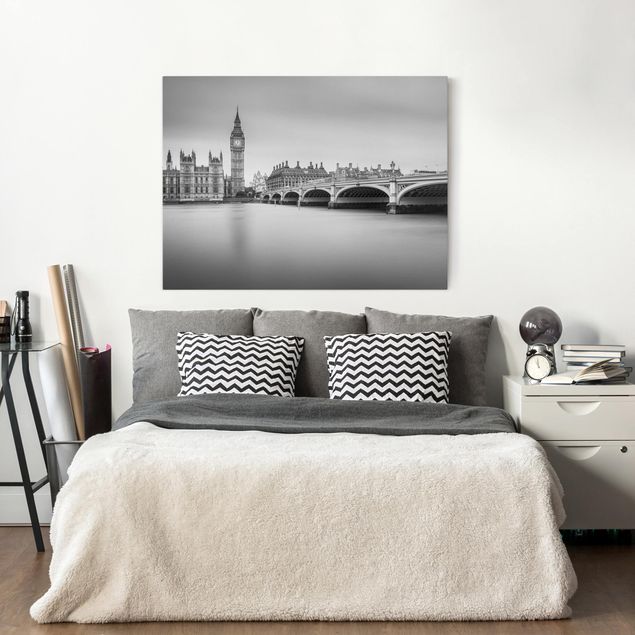 Leinwandbilder London Westminster Brücke und Big Ben