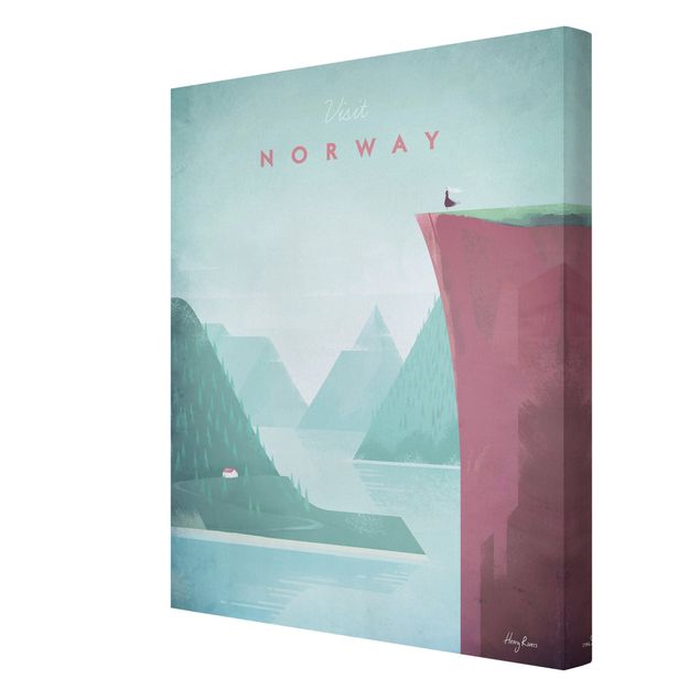 Henry Rivers Bilder Reiseposter - Norwegen
