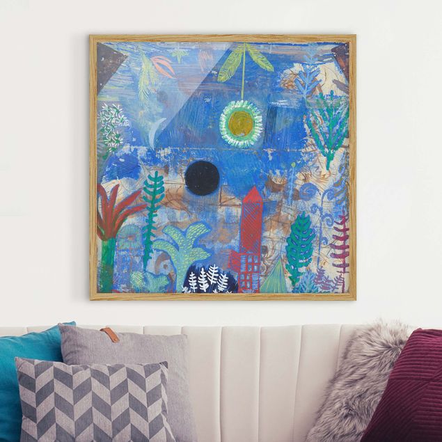 Abstrakte Bilder Paul Klee - Versunkene Landschaft