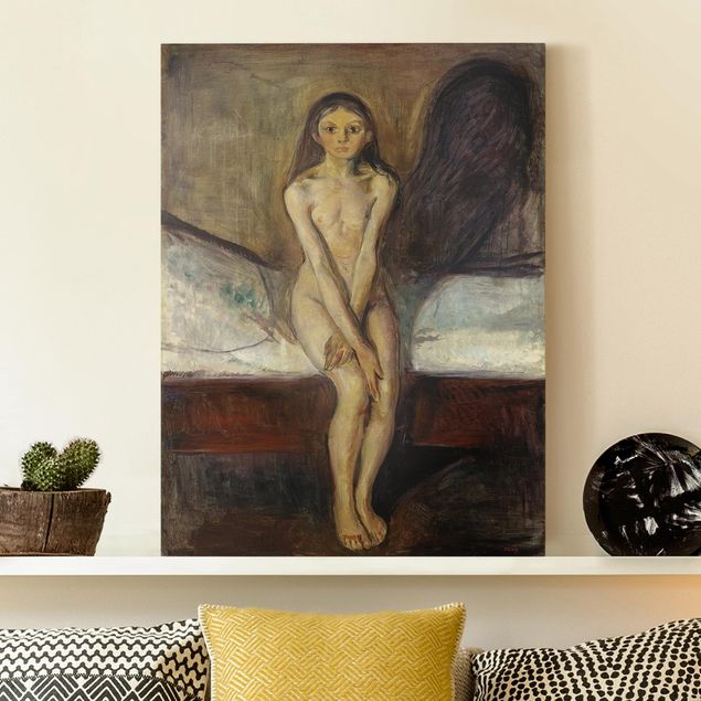 Leinwand Bilder XXL Edvard Munch - Pubertät