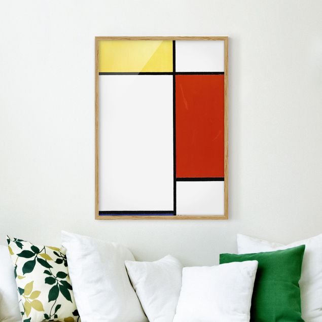 Abstrakte Kunst Piet Mondrian - Komposition I