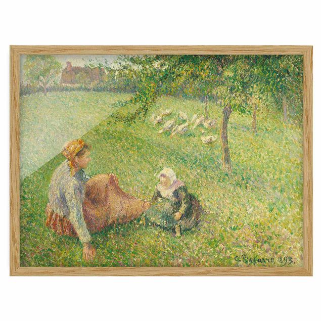 Post Impressionismus Bilder Camille Pissarro - Gänsehirtin