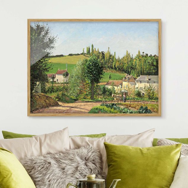 Bilder Impressionismus Camille Pissarro - Kleines Dorf