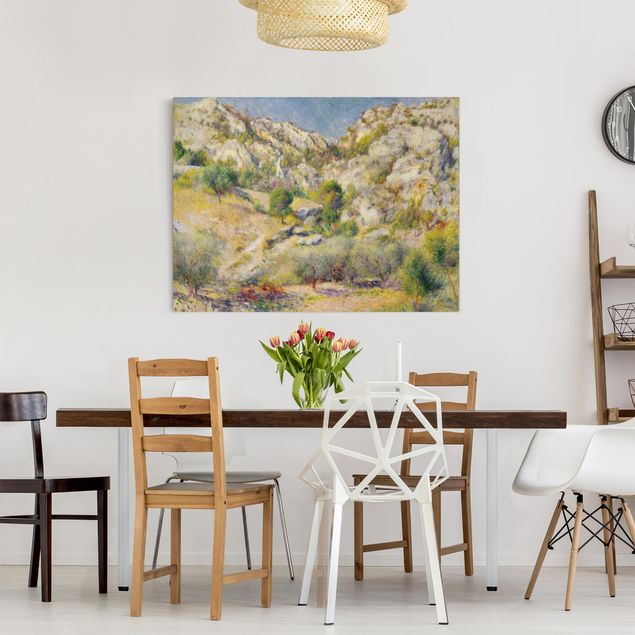 Wandbild Berge Auguste Renoir - Felsen bei Estaque