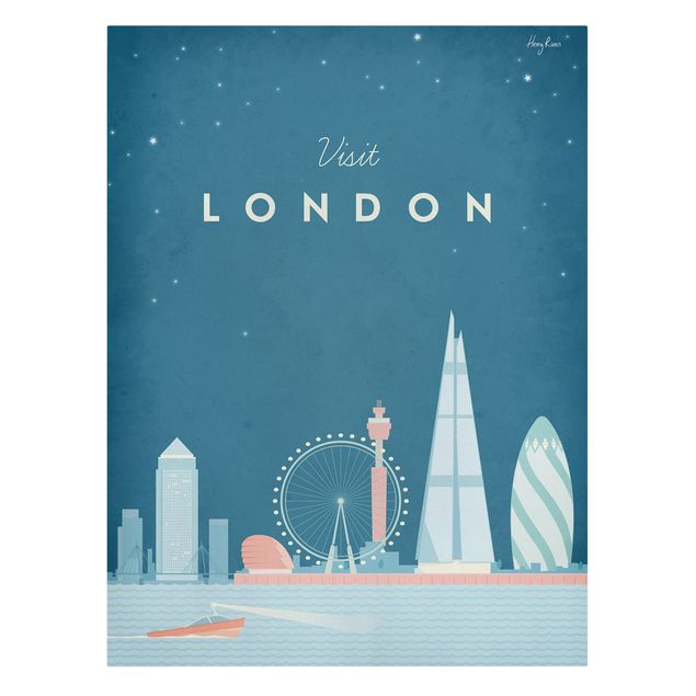Wandbilder Skyline Reiseposter - London