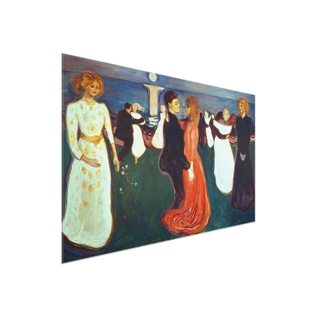 Glasbild - Edvard Munch - Der Tanz des Lebens - Querformat 2:3